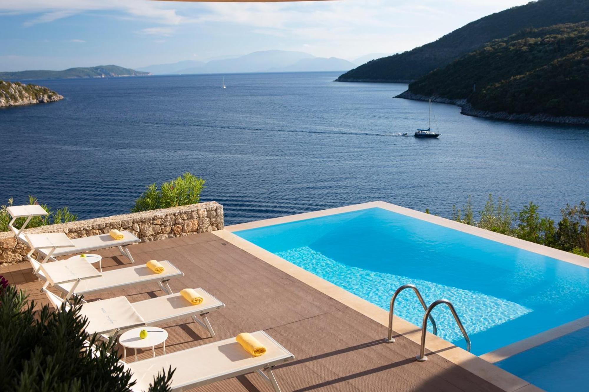 Villa Kalamos - Modern Villa In Sivota Bay With Direct Access To Sea Ngoại thất bức ảnh