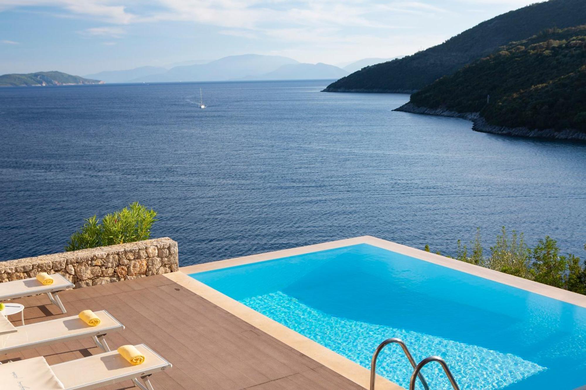 Villa Kalamos - Modern Villa In Sivota Bay With Direct Access To Sea Ngoại thất bức ảnh